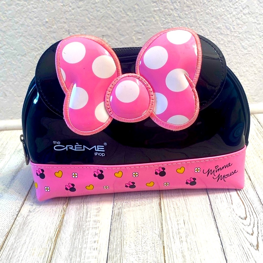 New- Lg Minnie Mouse Toiletries / Make-Up Bag